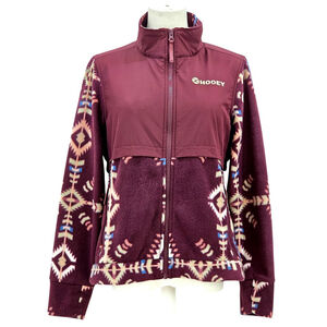 Western Aztec Hooey Tech Fleece Jacket Womens Small Performance Ranch